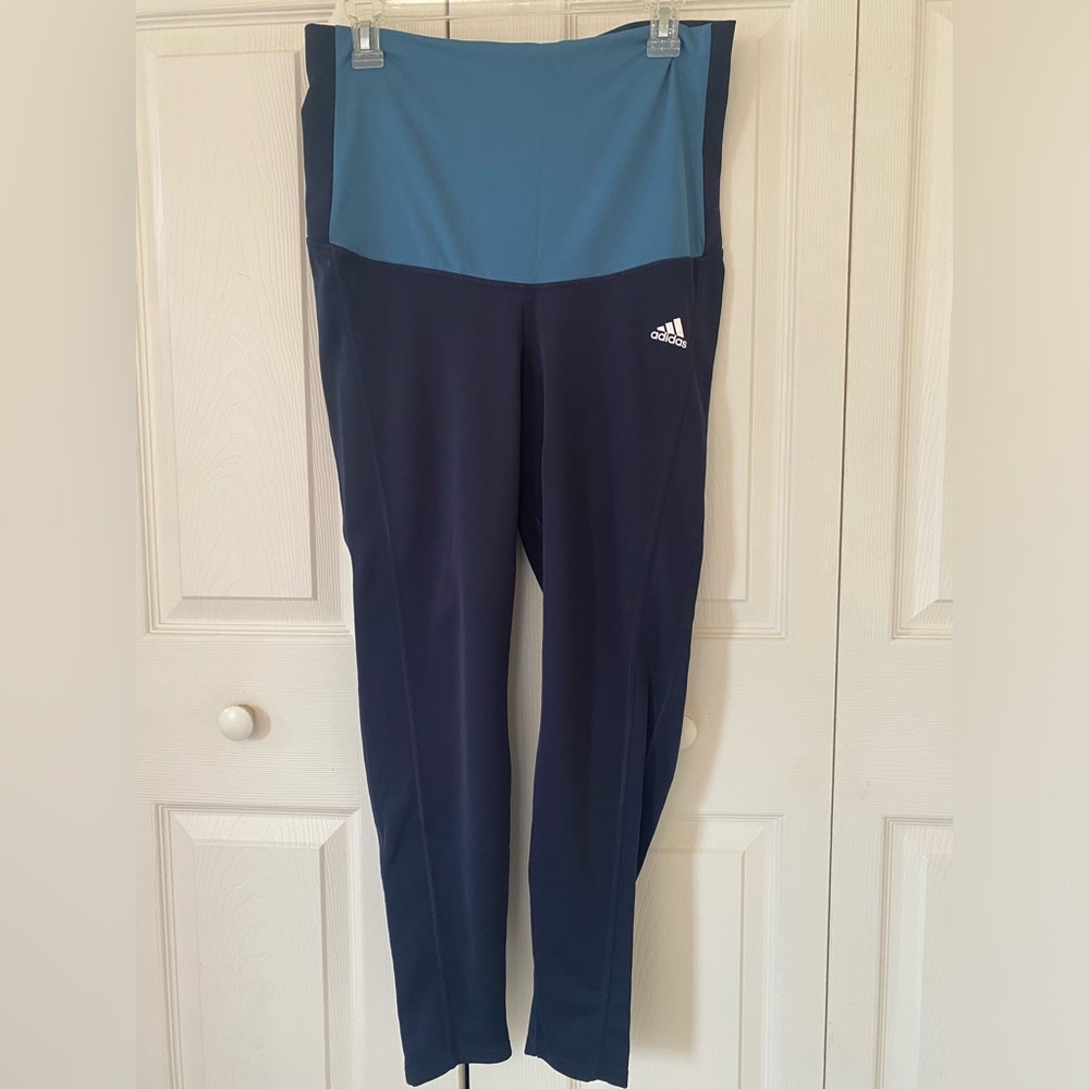 Maternity Adidas leggings navy blue size L